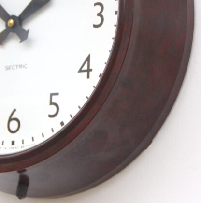 Mid Century British Office Wall Clock By Smiths, 1950s - Image 8