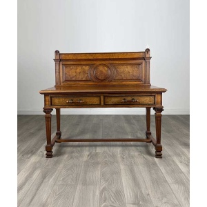 Antique 19th Century Side Table / Console Table In Oak