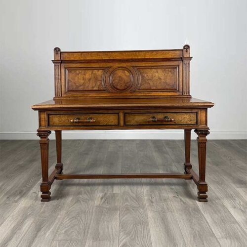 Antique 19th Century Side Table / Console Table In Oak