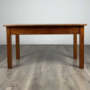 Antique 20th Century Side Table / Coffee Table In Oak