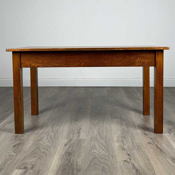 Antique 20th Century Side Table / Coffee Table In Oak