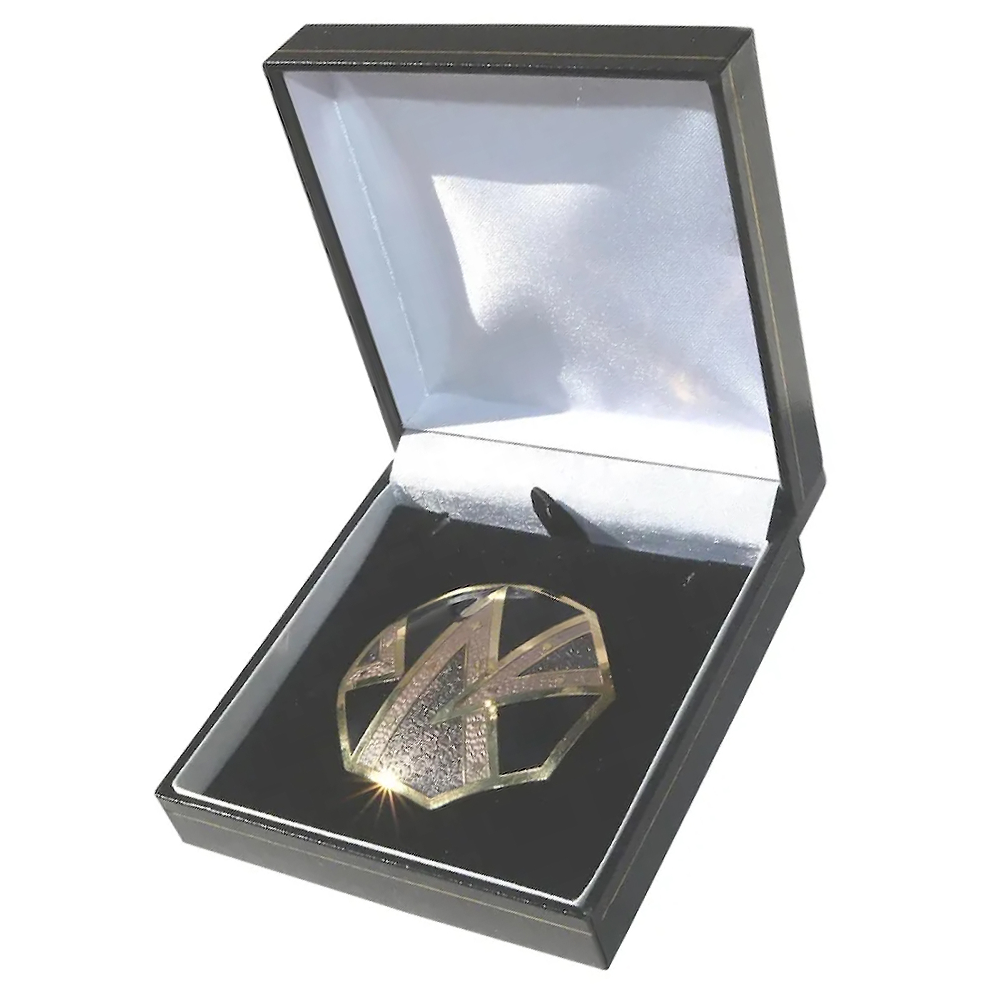 Costume Jewellery: A large quality Art Deco signed Brooch - gift boxed C.20thC