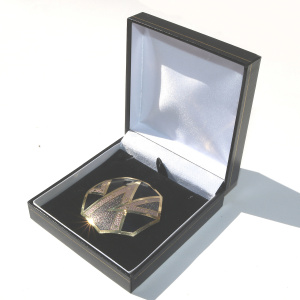 Costume Jewellery: A large quality Art Deco signed Brooch - gift boxed C.20thC