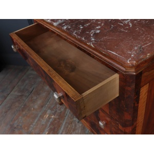 Elegant Burr Walnut Art Deco Chest Of Drawers