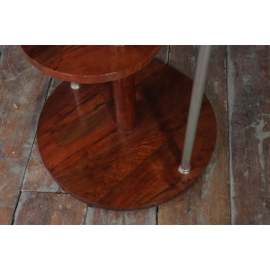 French Art Deco Walnut Display Table