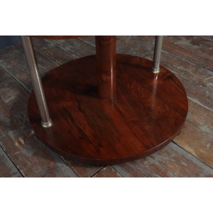 French Art Deco Walnut Display Table