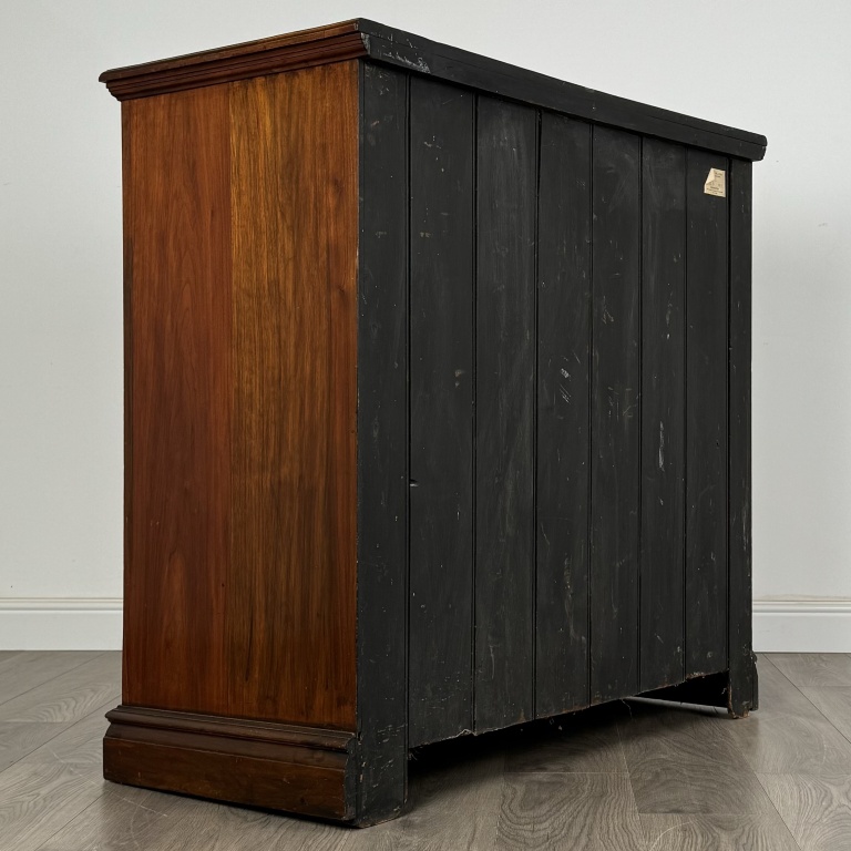 Antique 20th Century Chest Of Drawers In Walnut - Image 4