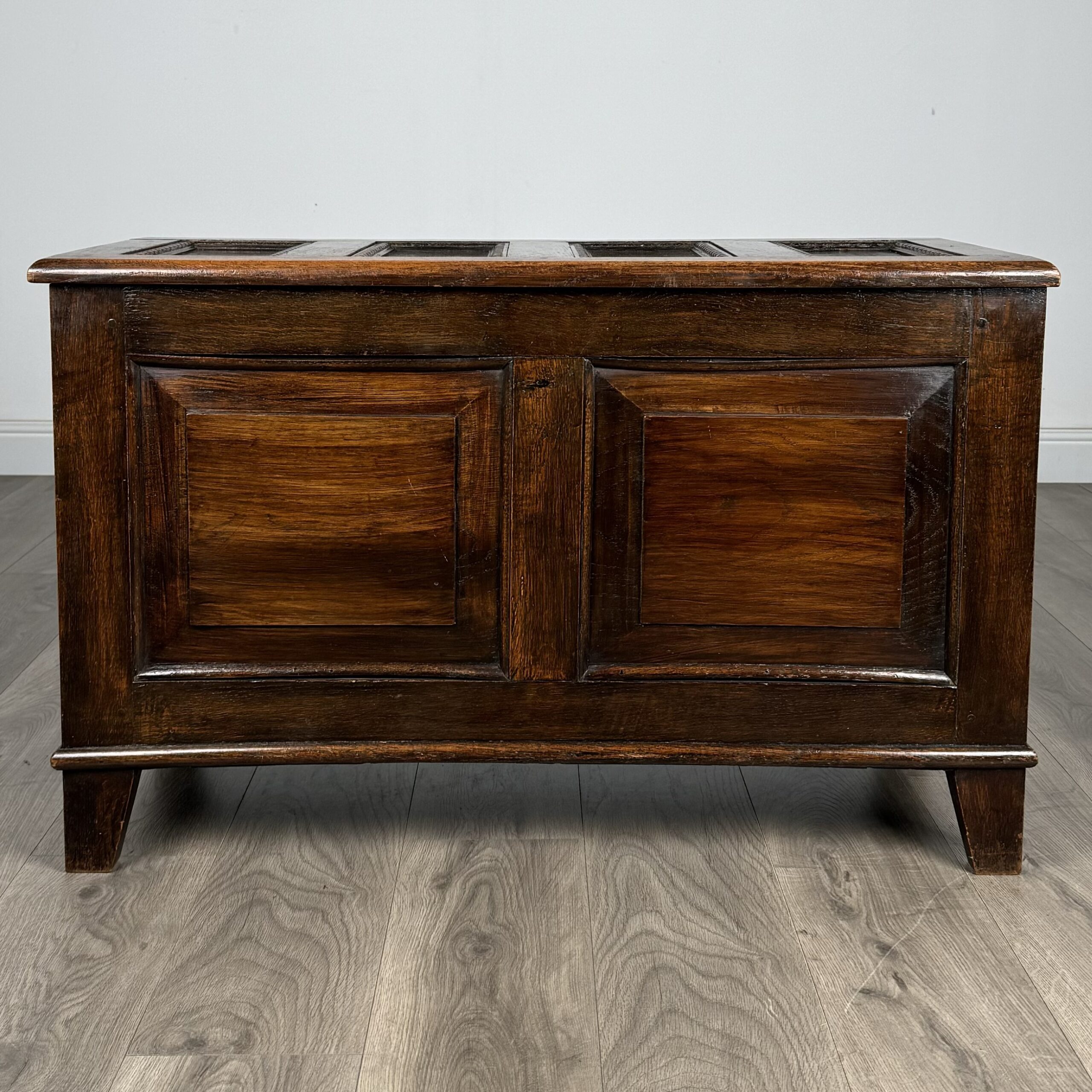 Antique 20th Century Blanket Box In Oak