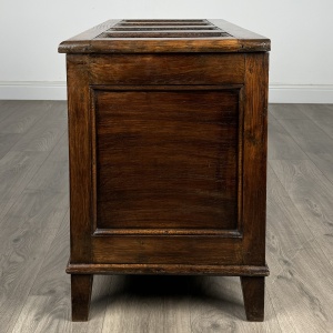 Antique 20th Century Blanket Box In Oak