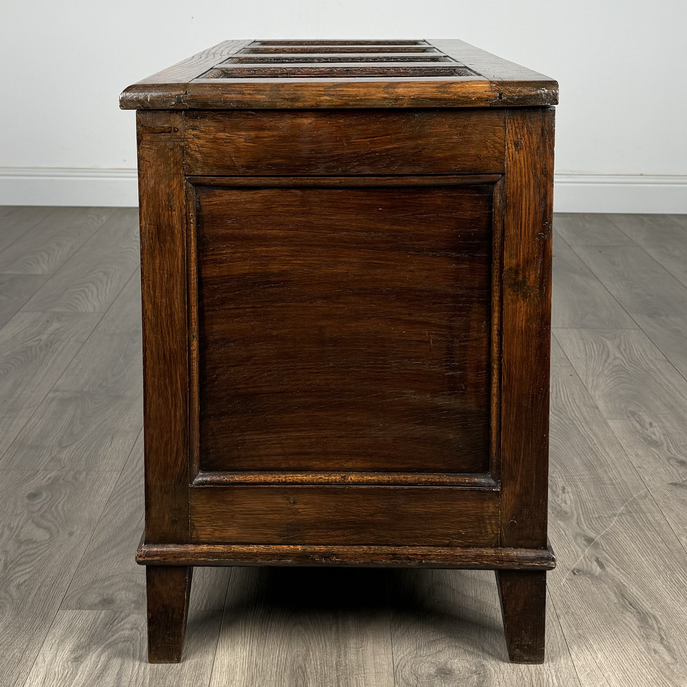 Antique 20th Century Blanket Box In Oak