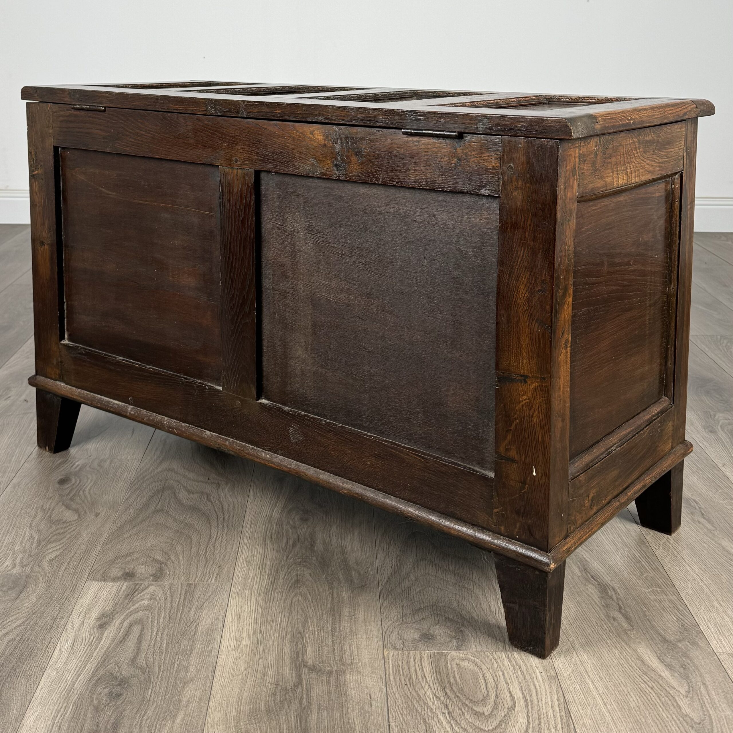 Antique 20th Century Blanket Box In Oak