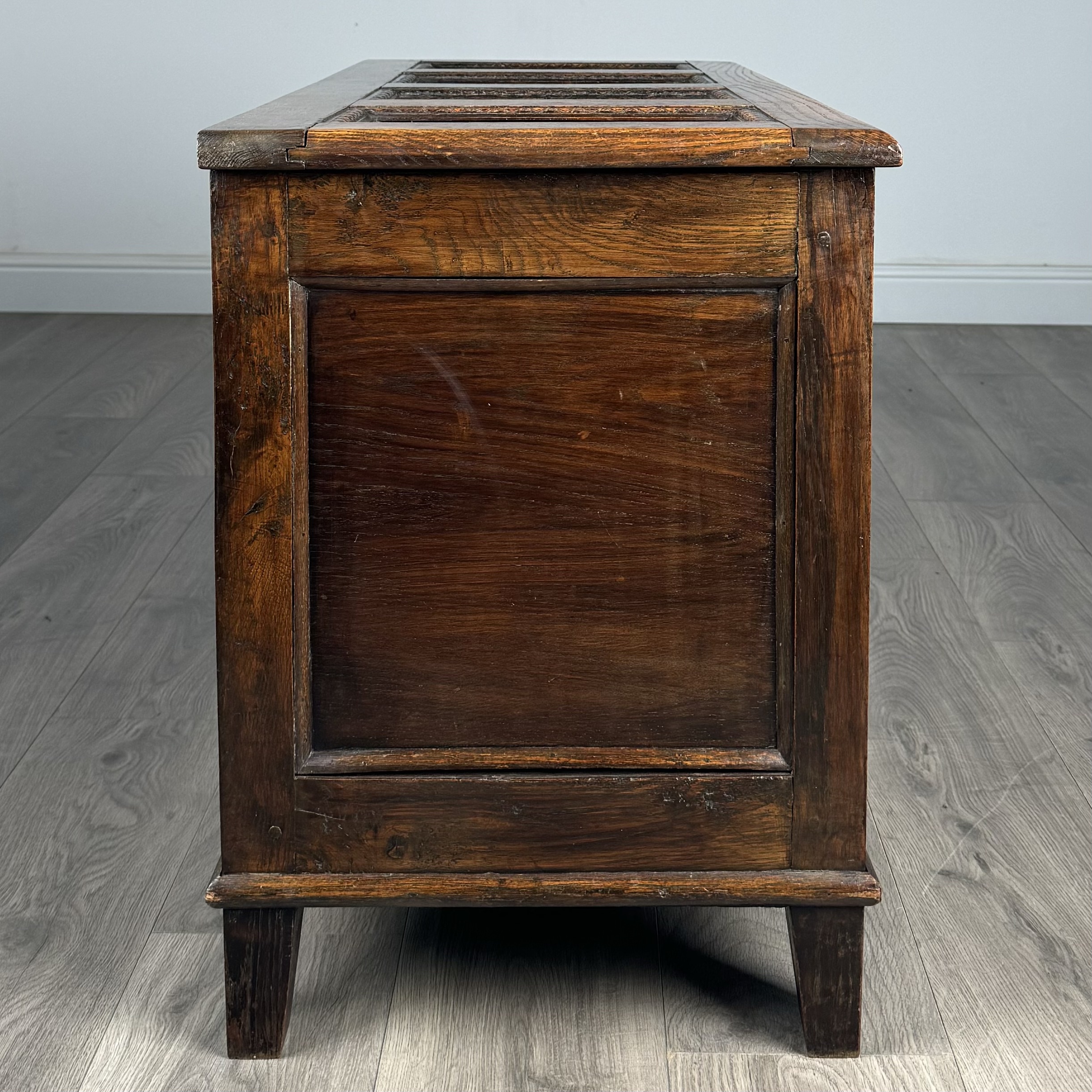 Antique 20th Century Blanket Box In Oak