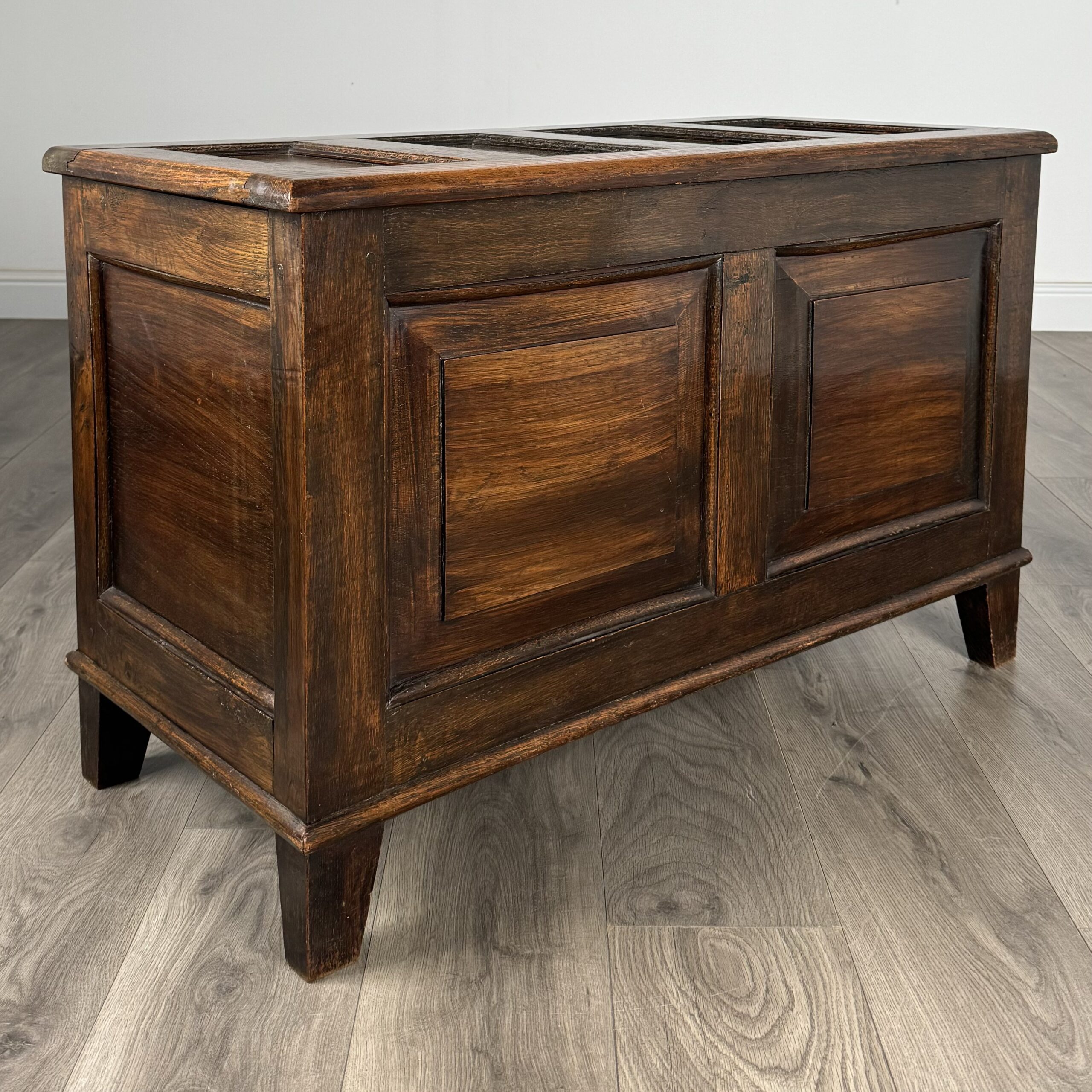 Antique 20th Century Blanket Box In Oak