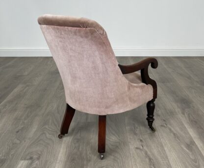 Antique Original Victorian Children's Armchair In Mahogany - Image 6
