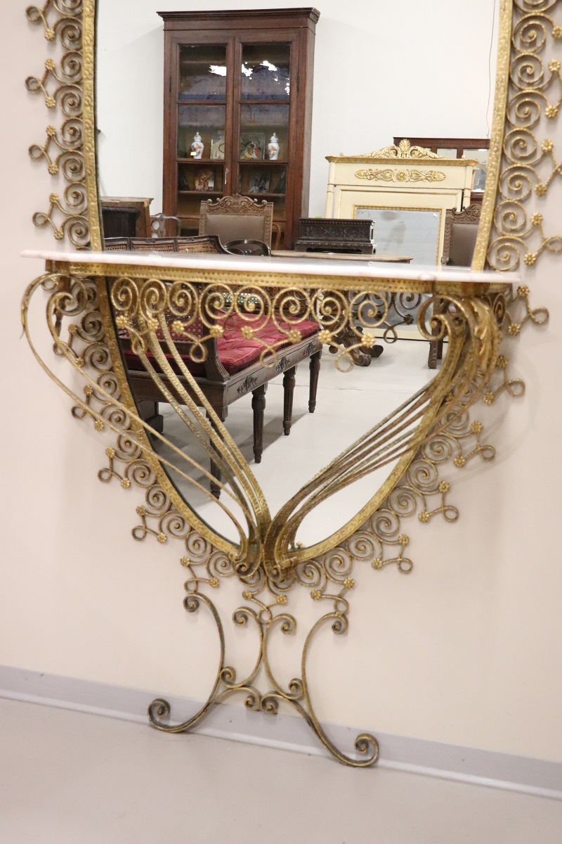 Italian Design Oval Floor Mirror Attributed To Pier Luigi Colli
