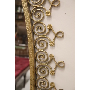 Italian Design Oval Floor Mirror Attributed To Pier Luigi Colli