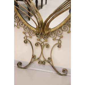Italian Design Oval Floor Mirror Attributed To Pier Luigi Colli