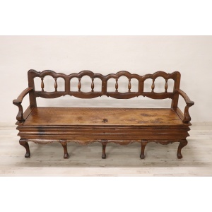18th Century Walnut Bench