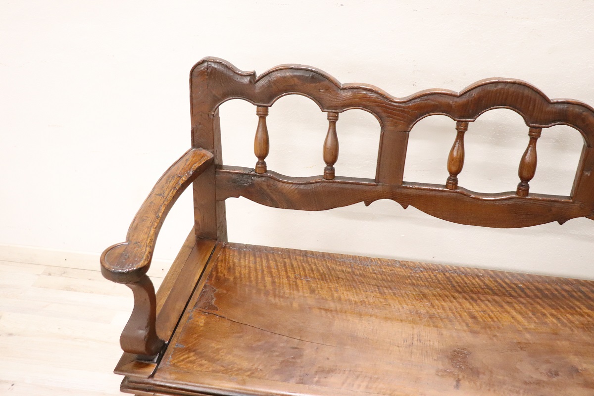 18th Century Walnut Bench