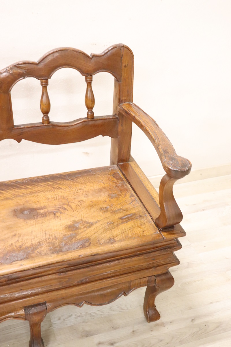 18th Century Walnut Bench