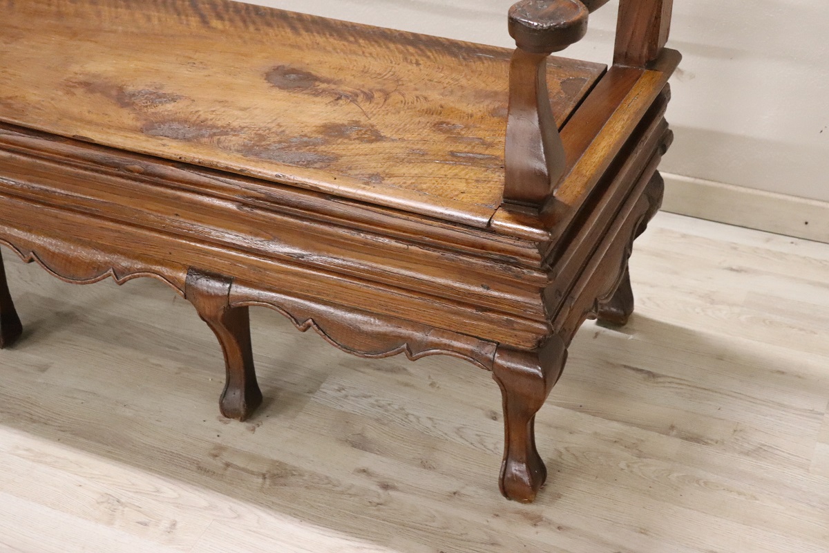 18th Century Walnut Bench