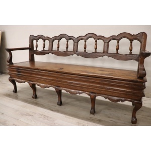 18th Century Walnut Bench
