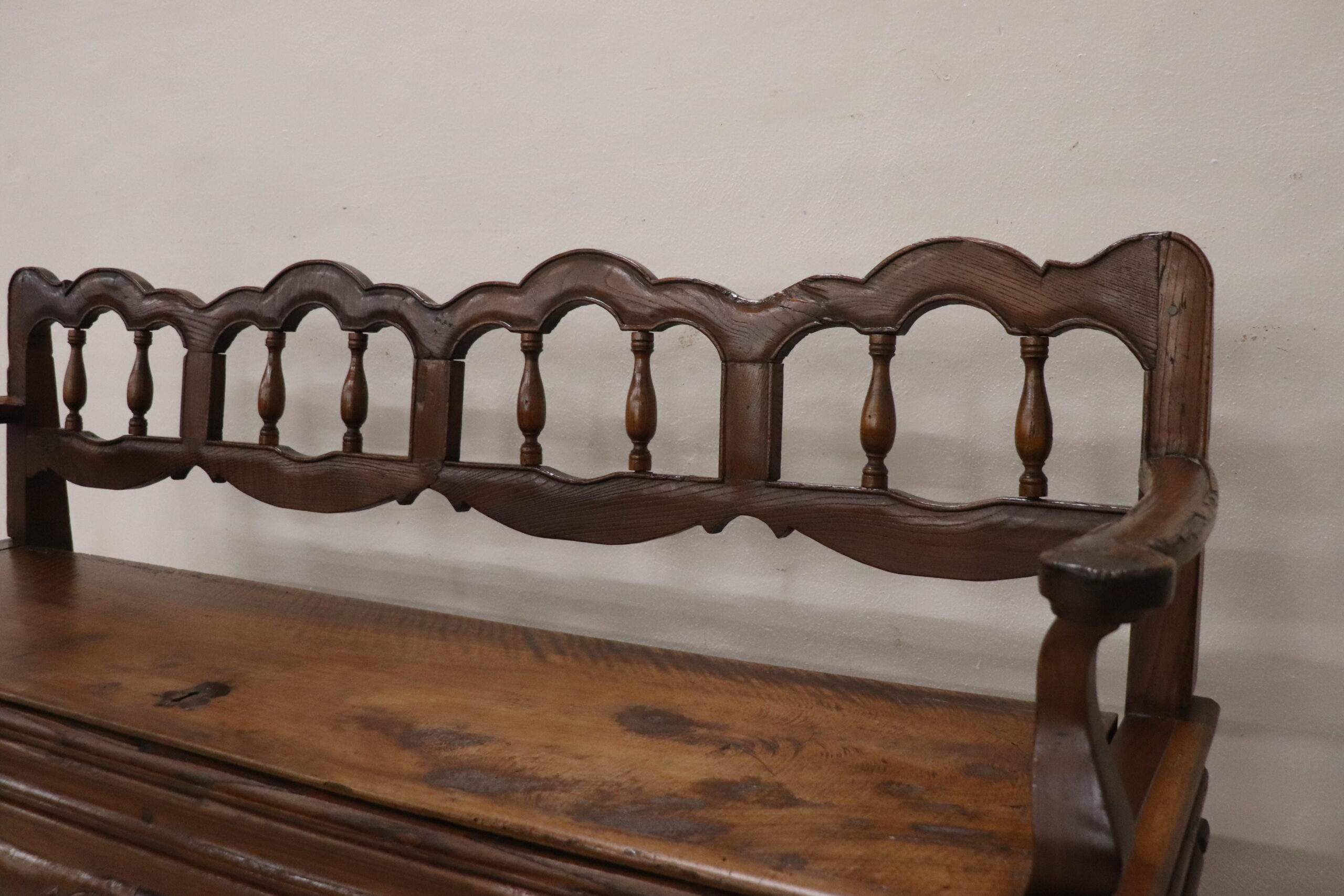 18th Century Walnut Bench