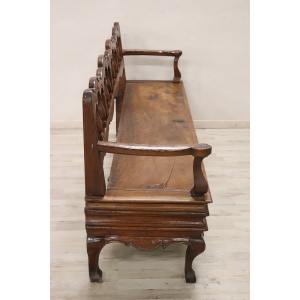18th Century Walnut Bench