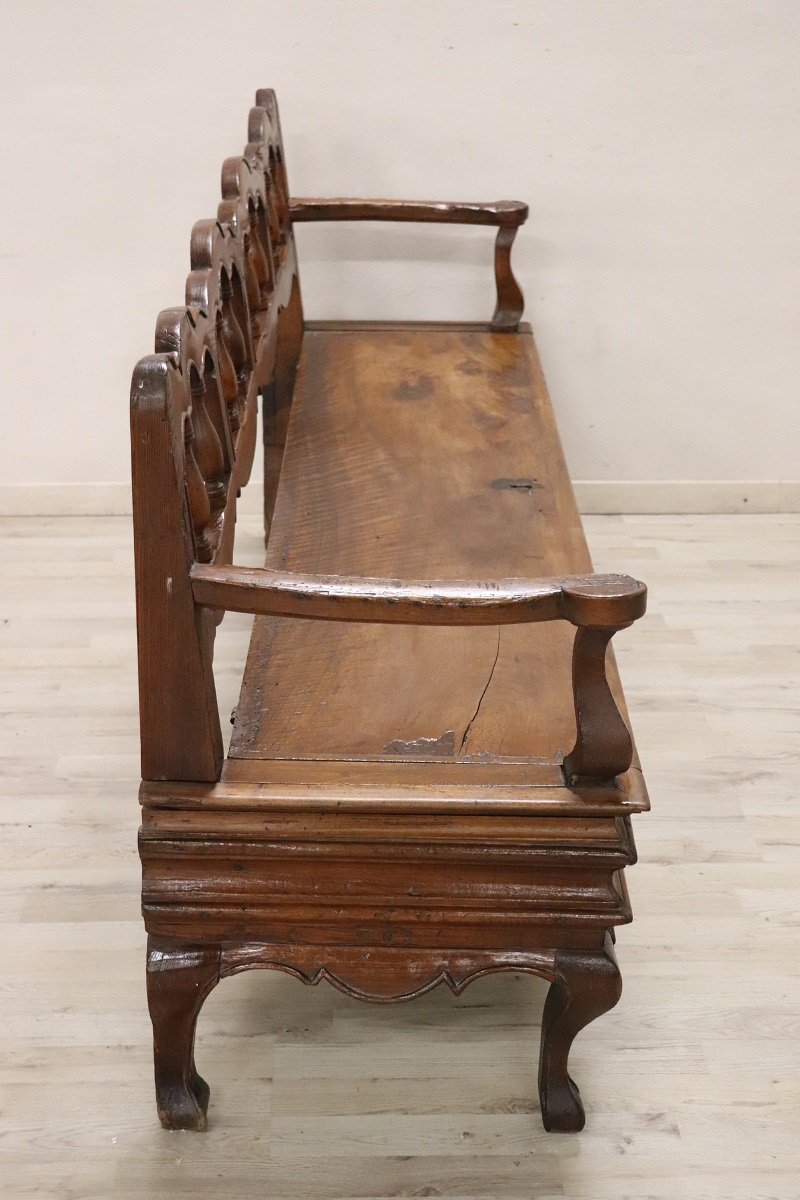 18th Century Walnut Bench