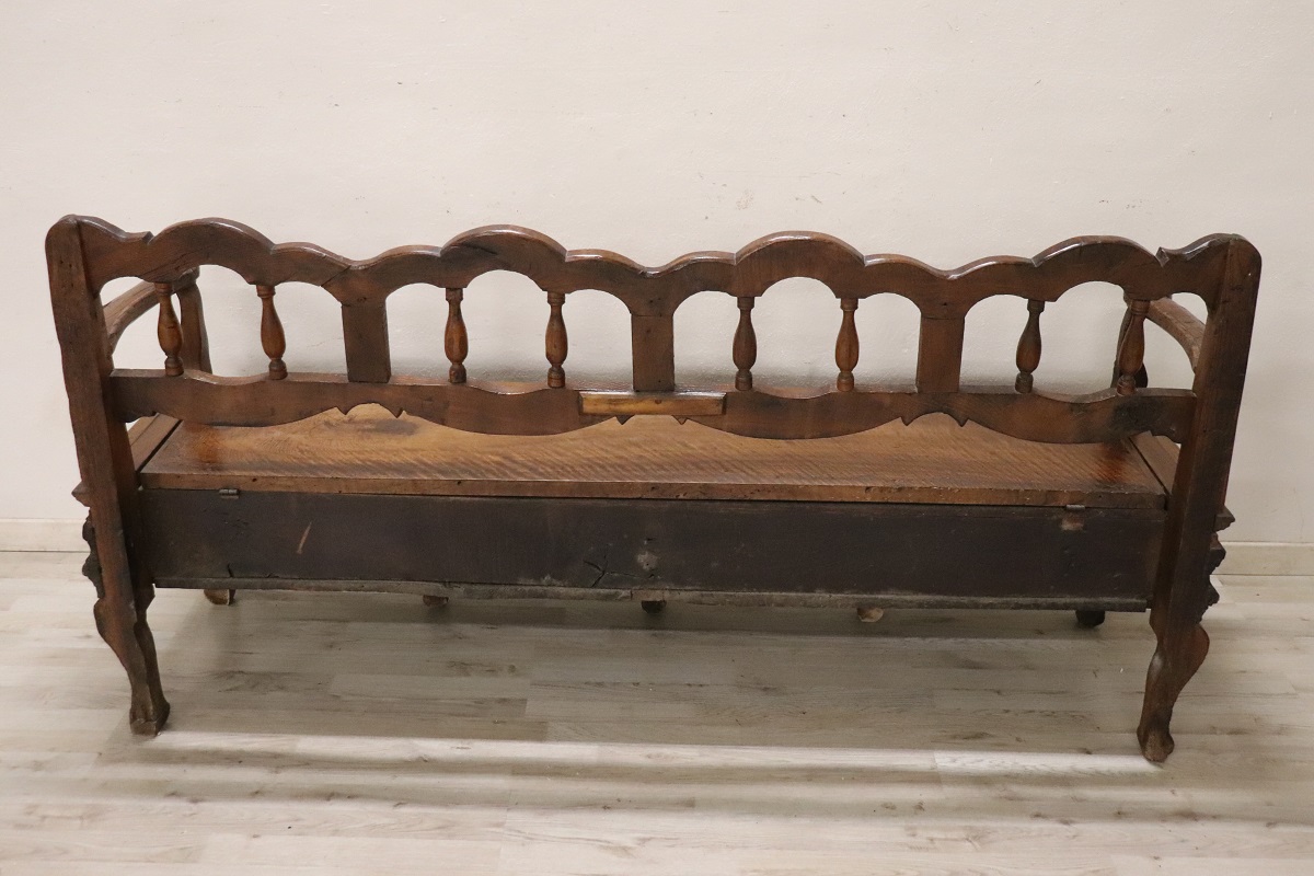 18th Century Walnut Bench