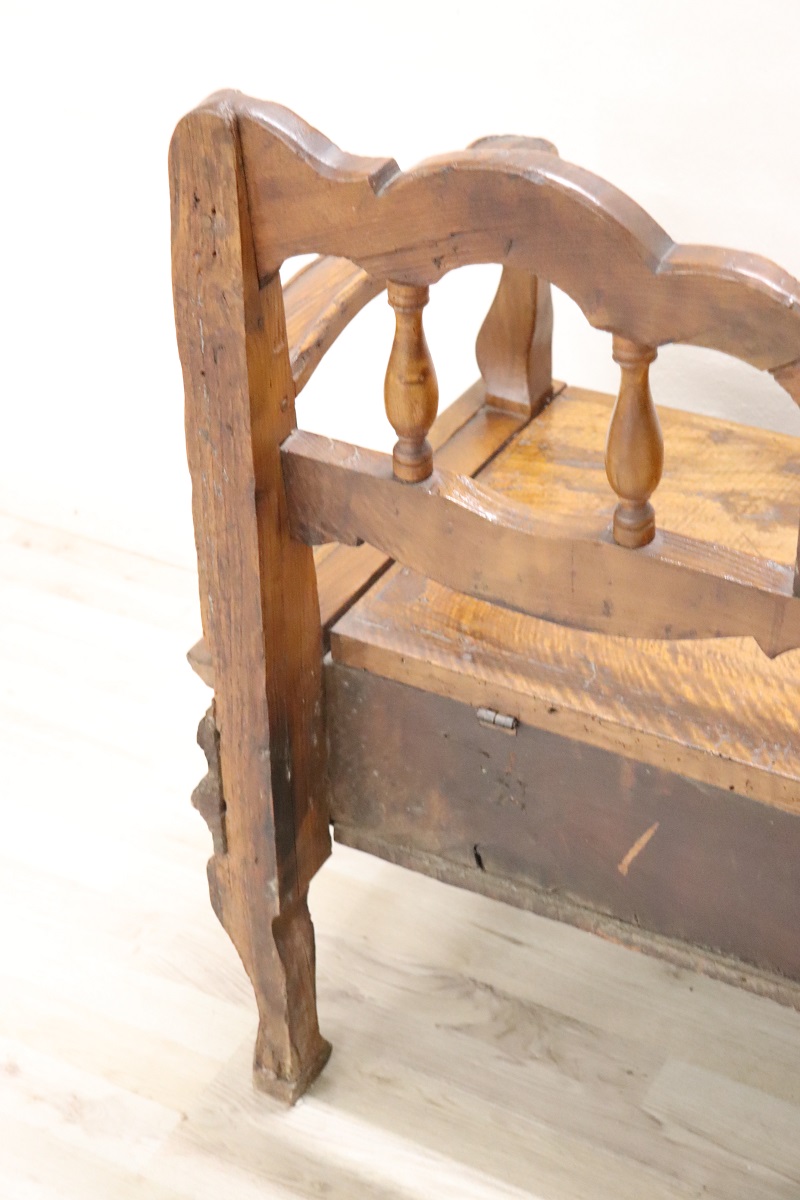 18th Century Walnut Bench