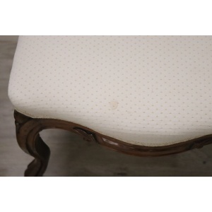 Dining Chairs in Carved Walnut, Mid-19th Century, Set of 4