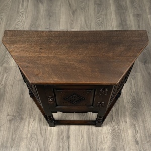 Antique Small 20th Century Old Charm Cupboard In Oak