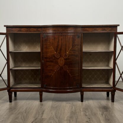 Antique Late 19th Century Inlaid Display Cabinet In Mahogany - Image 3