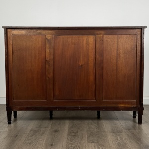 Antique Late 19th Century Inlaid Display Cabinet In Mahogany