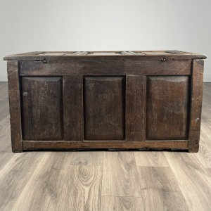 18th Century Fine Quality Coffer In Oak