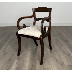 Antique Early 19th Century Set Of 8 Regency Dining Chairs