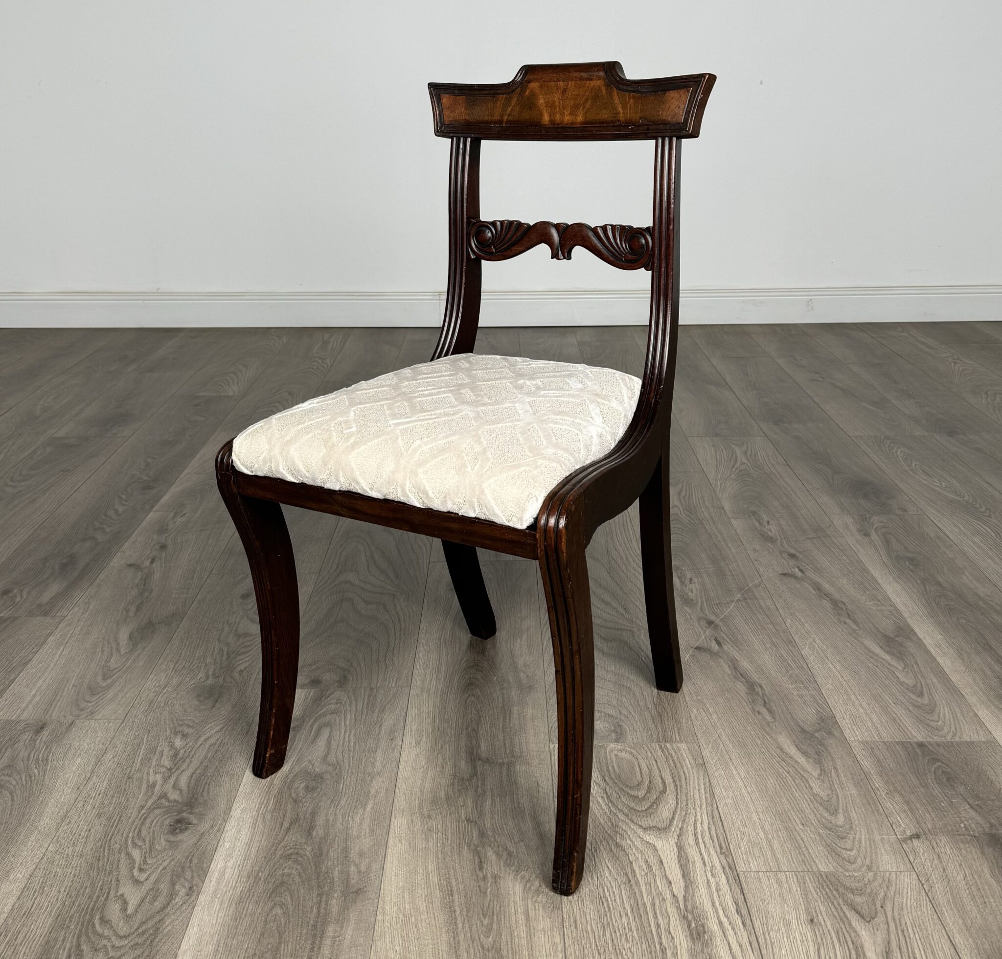 Antique Early 19th Century Set Of 8 Regency Dining Chairs