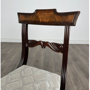 Antique Early 19th Century Set Of 8 Regency Dining Chairs