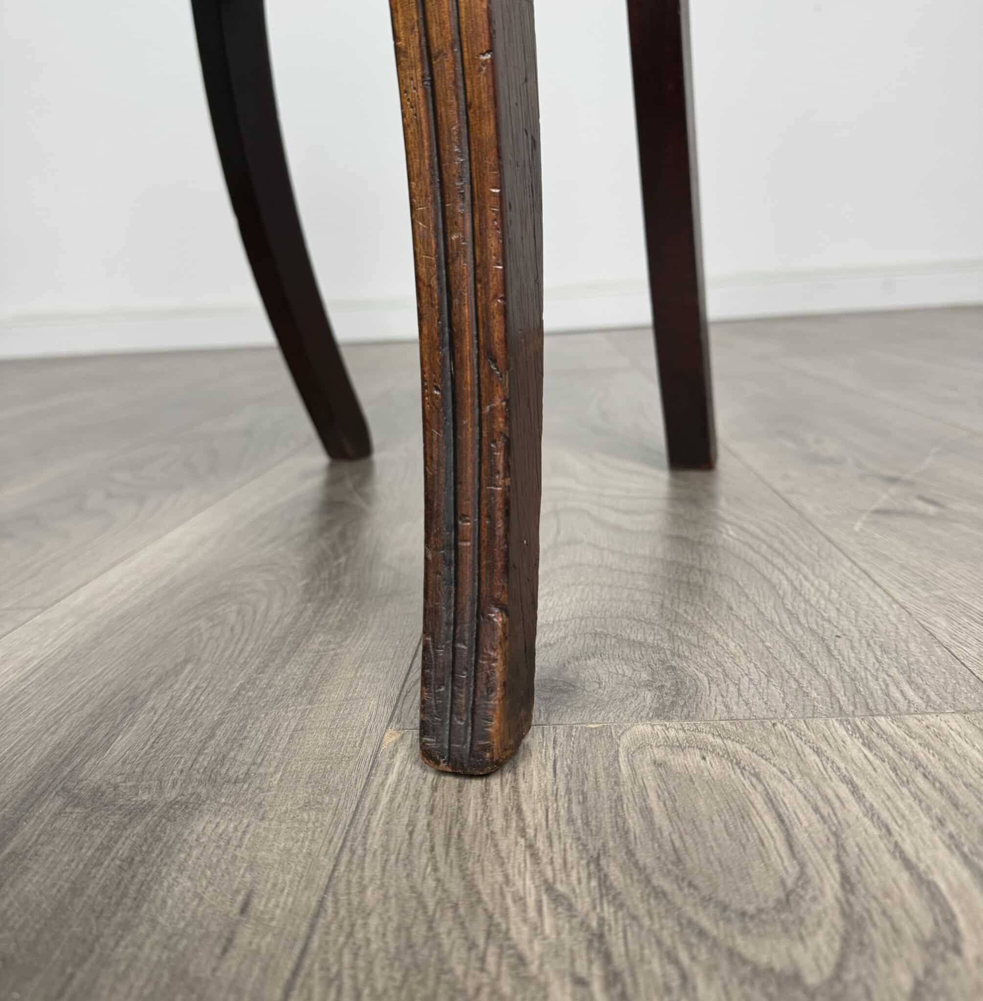 Antique Early 19th Century Set Of 8 Regency Dining Chairs