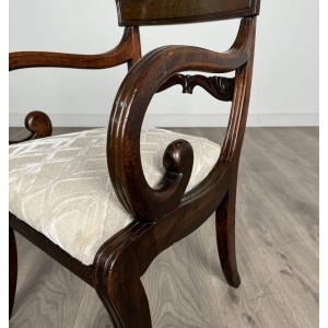 Antique Early 19th Century Set Of 8 Regency Dining Chairs