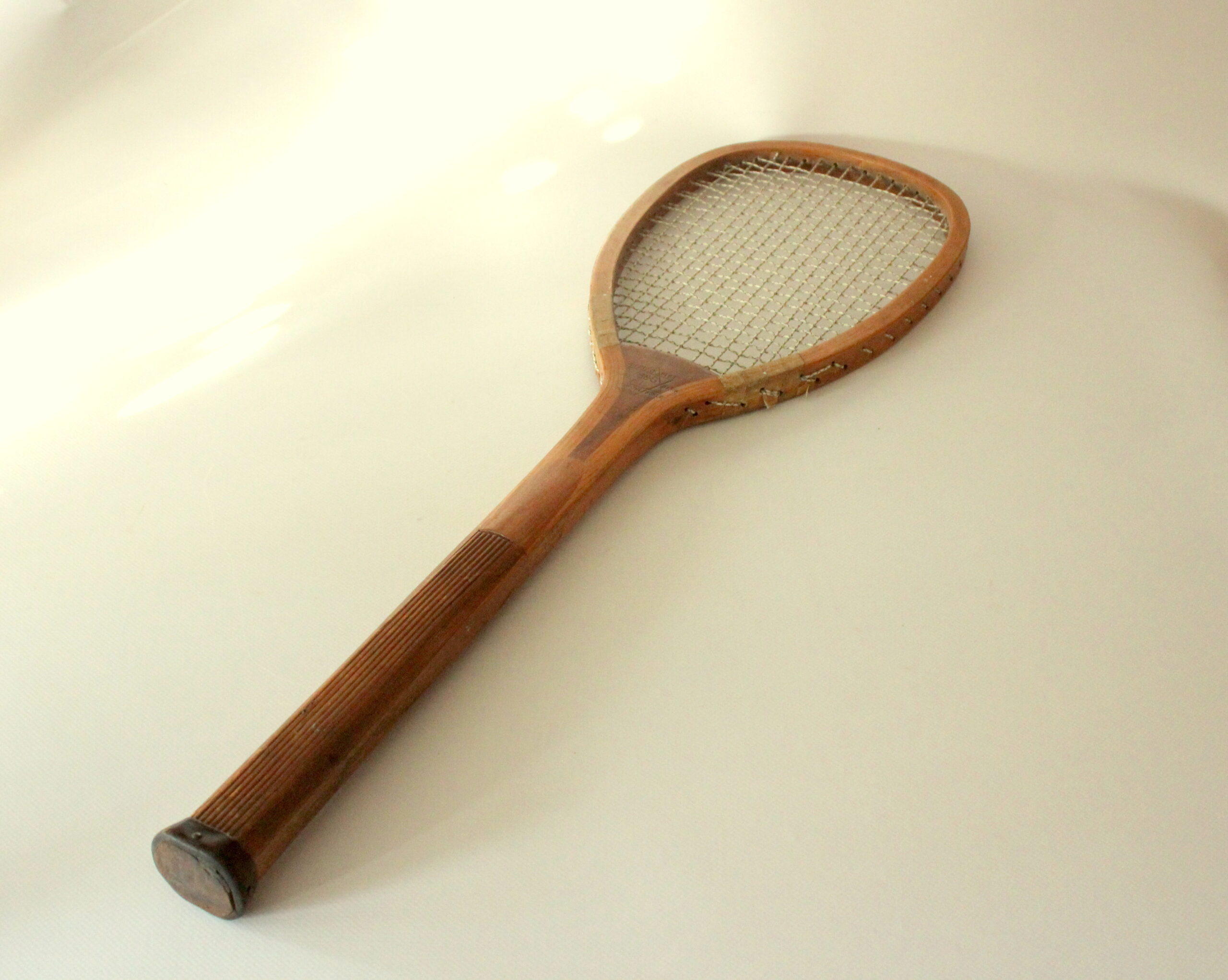 1920s antique jewish tennis racket