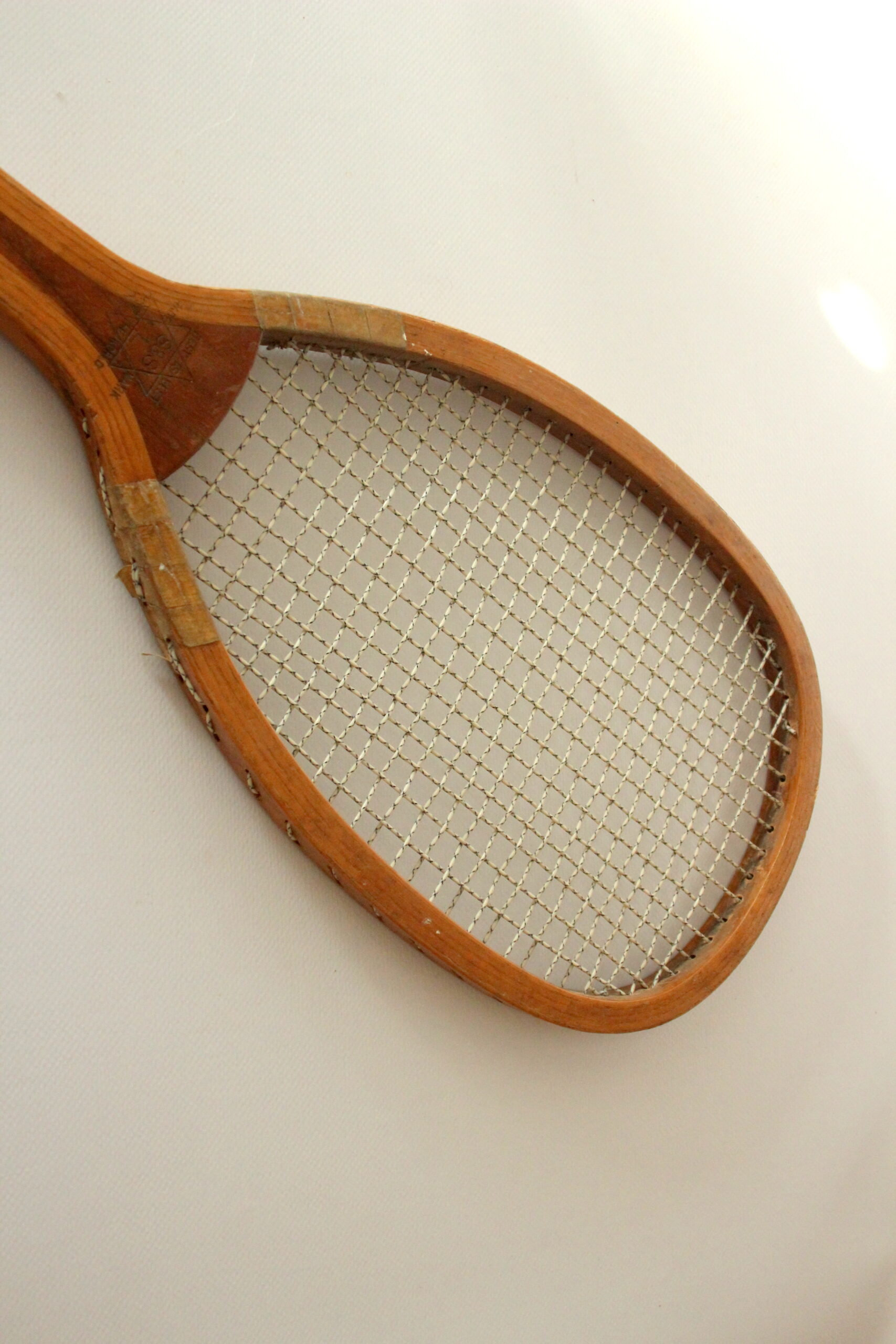 1920s antique jewish tennis racket