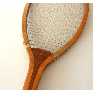 1920s antique jewish tennis racket