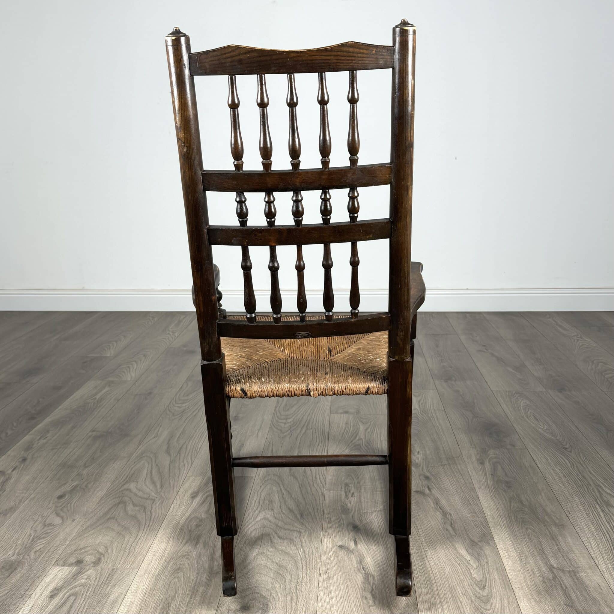 Antique 20th Century Rocking Chair In Oak