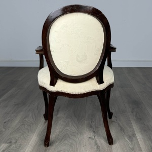 Antique 18th Century Hepplewhite Open Armchair In Mahogany