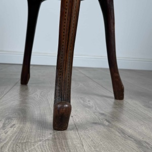 Antique 18th Century Hepplewhite Open Armchair In Mahogany