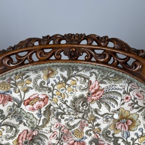 Antique 19th Century Fine Quality Carved Oak Armchair
