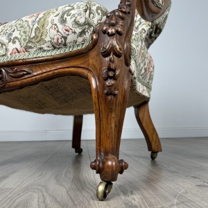 Antique 19th Century Fine Quality Carved Oak Armchair