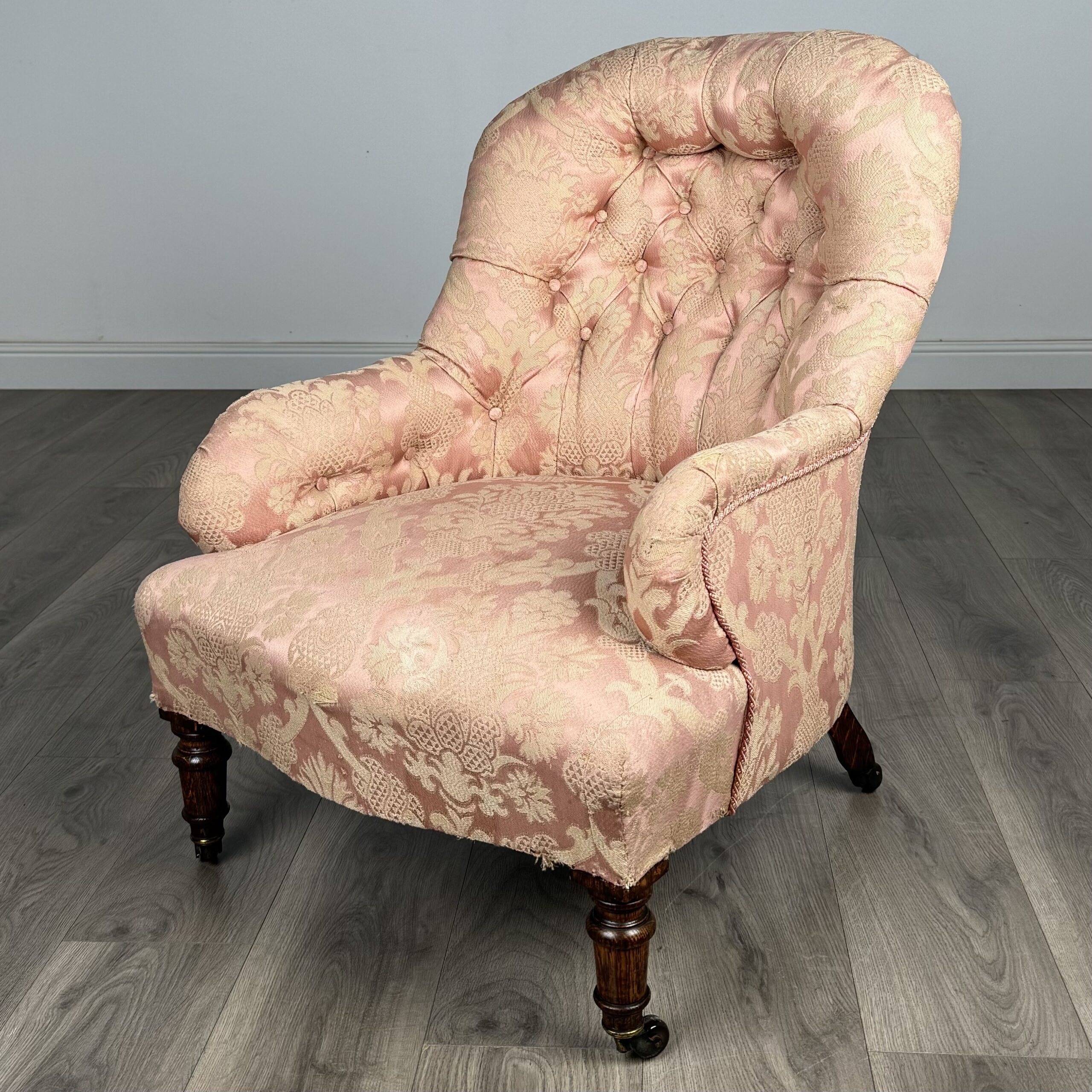 Antique 19th Century Armchair In Oak